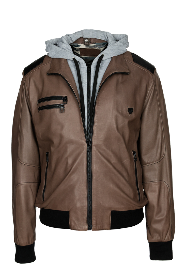 Deri Bomber Ceket