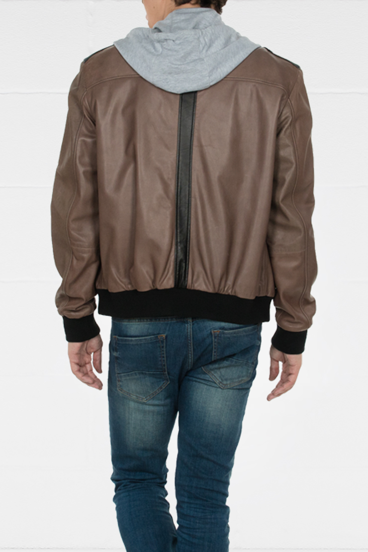 Deri Bomber Ceket