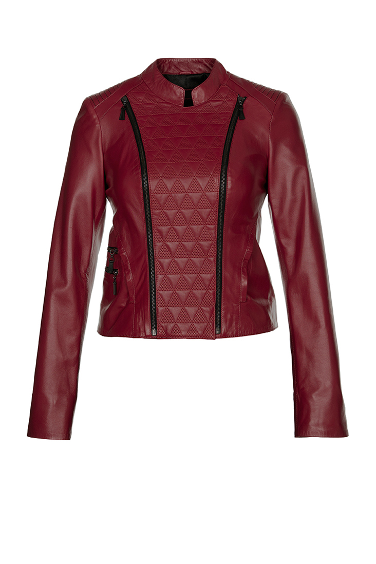 Deri Biker Ceket