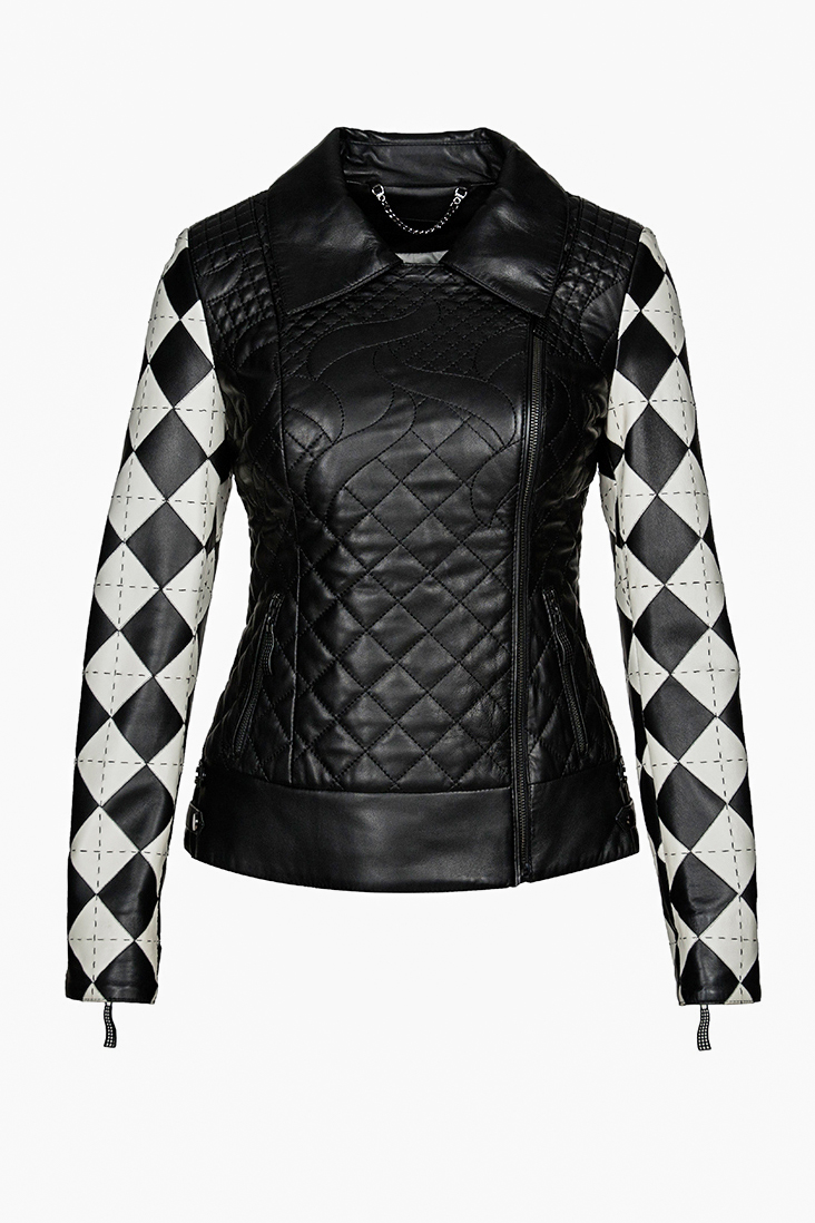 Deri Biker Ceket