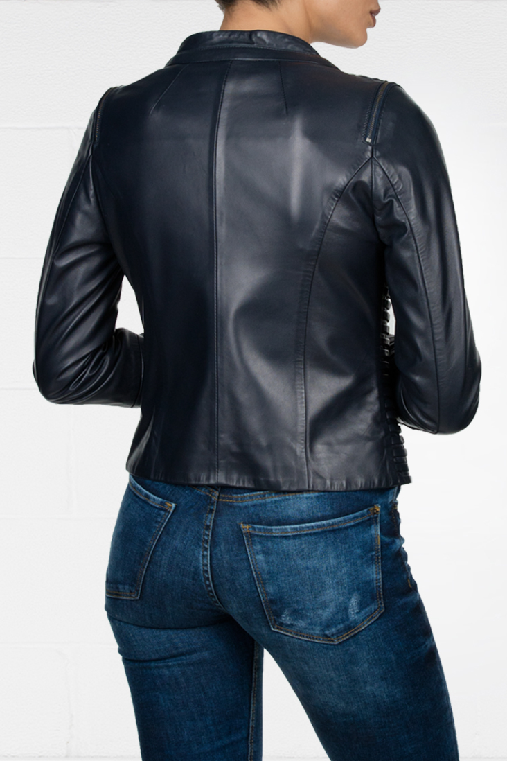 Deri Biker Ceket
