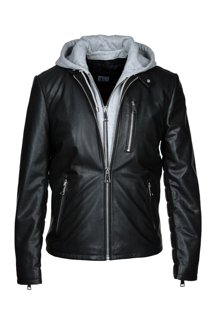 Deri Biker Ceket