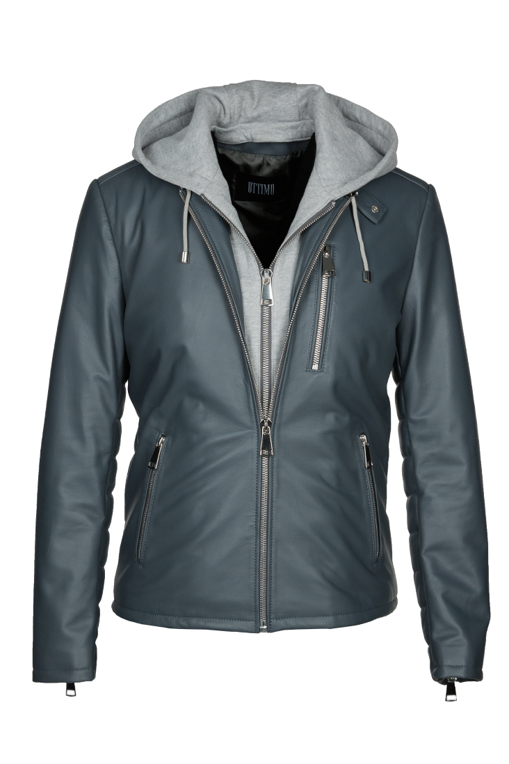 Deri Biker Ceket