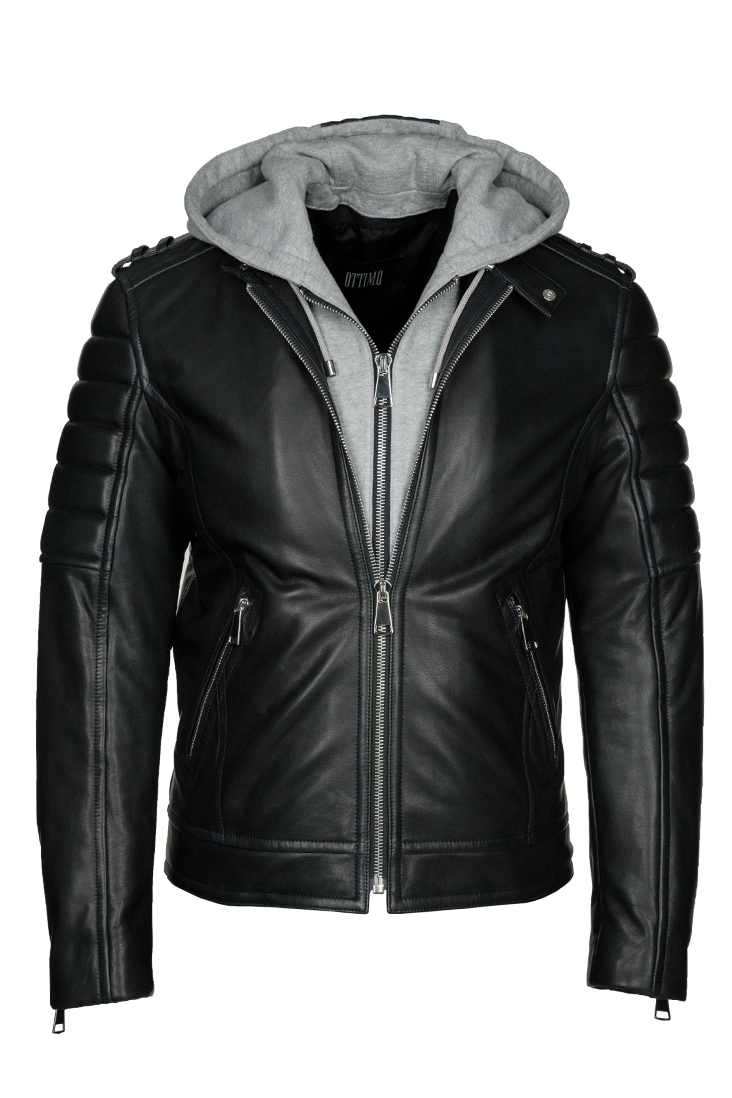Deri Biker Ceket