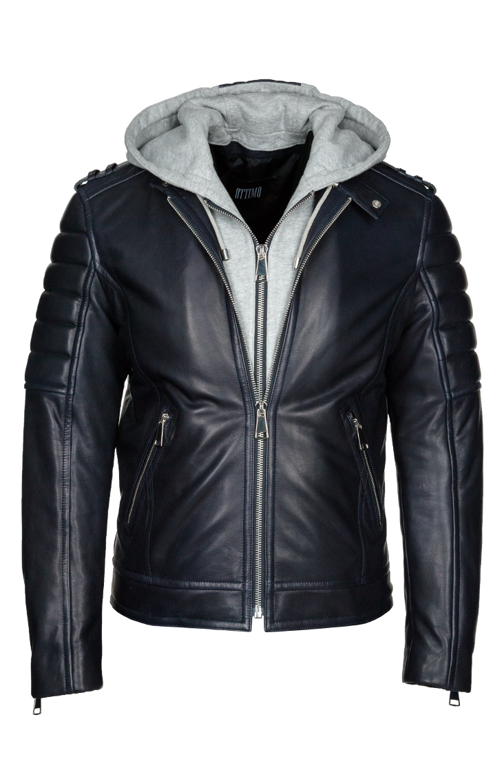 Deri Biker Ceket