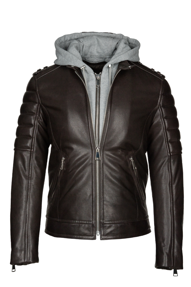 Deri Biker Ceket