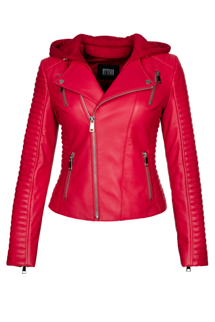 Deri Biker Ceket