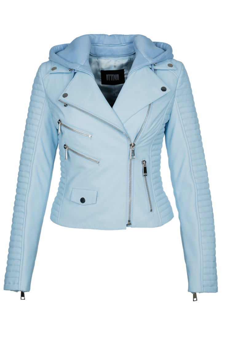 Deri Biker Ceket