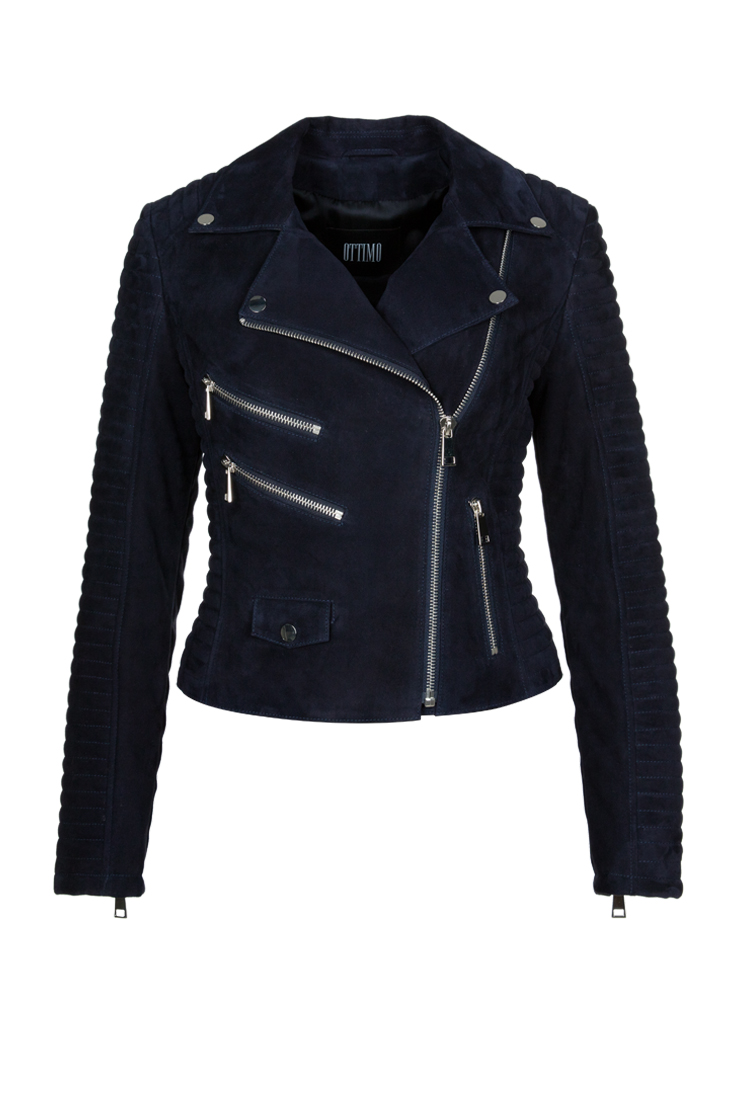 Süet Biker Ceket
