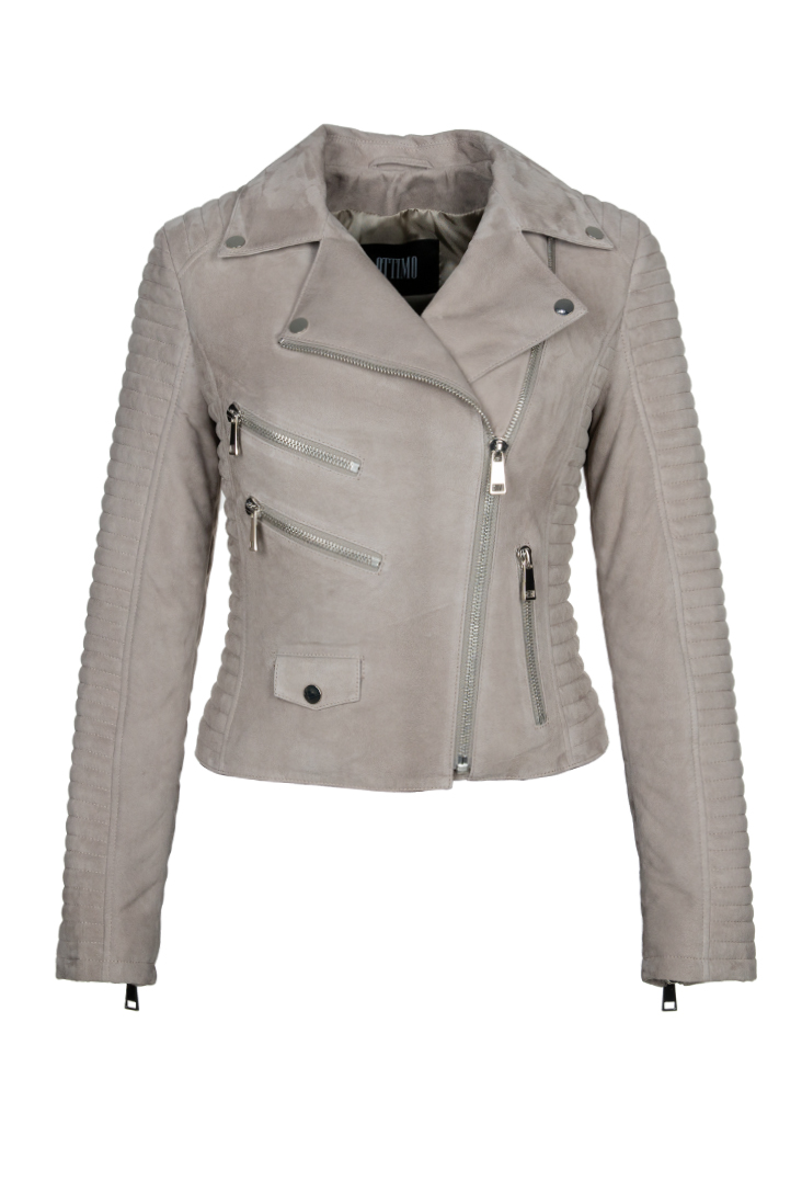 Süet Biker Ceket