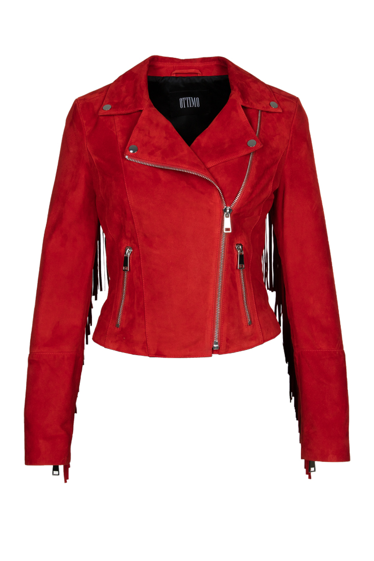Süet Biker Ceket