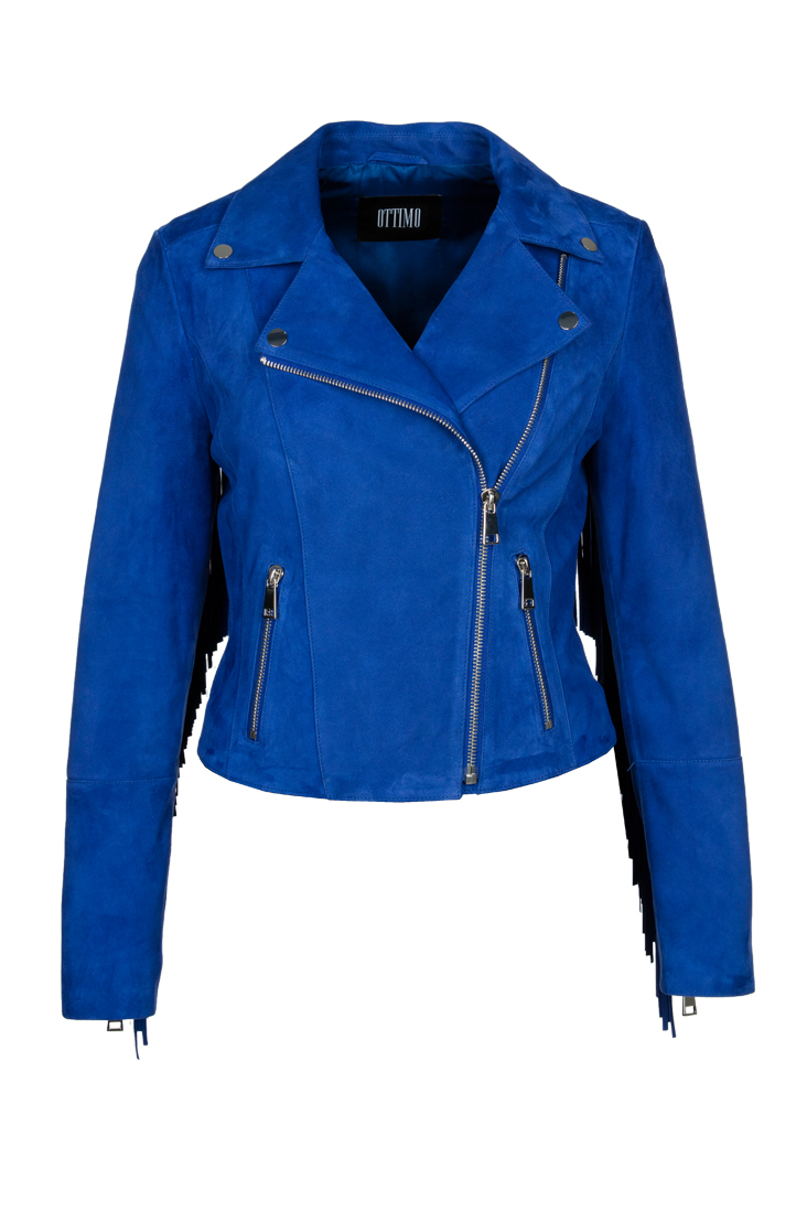 Süet Biker Ceket